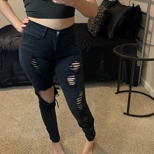 black jeans
